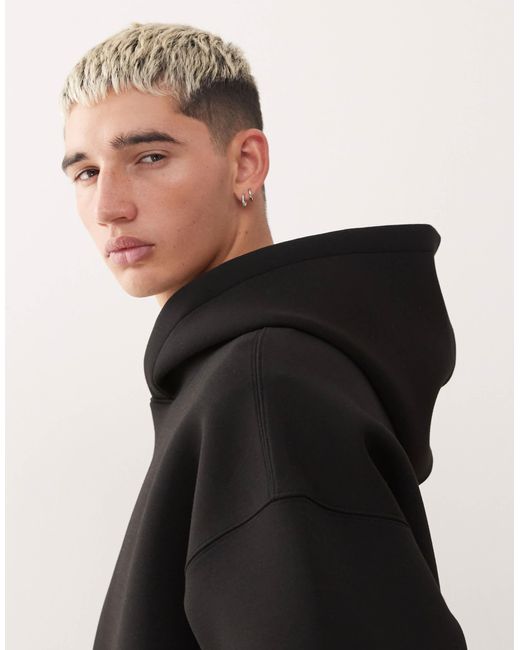 Weekday Black Simon Hoodie for men