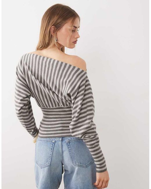 Cotton On Gray Everfine Batwing Knit