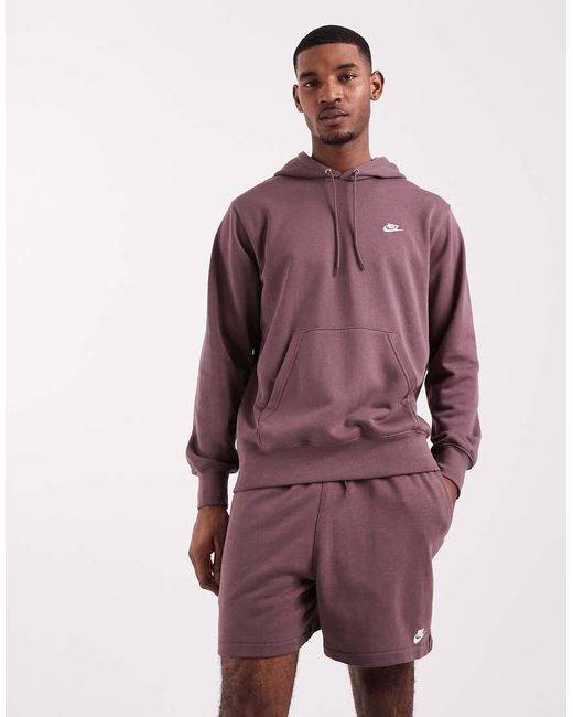 Nike Red Club French Terry Shorts for men