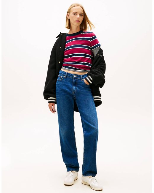 Tommy Hilfiger Blue – schmal und gerade geschnittene jeans