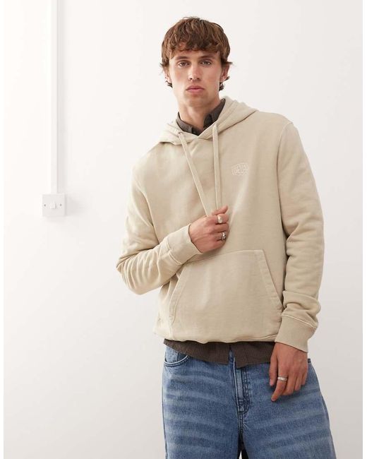 Sudadera Con Capucha Y Acabado Tintado De -Neutro Deus Ex Machina de hombre de color Natural