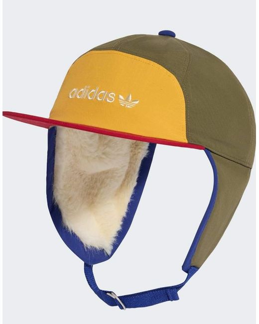 Adidas Originals Yellow Earflap Cap