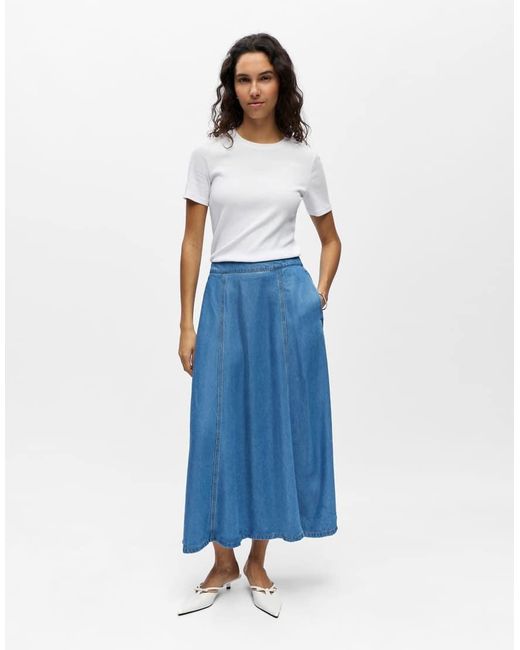 Object Blue Maxi Skirt