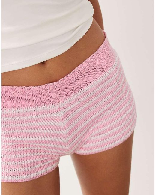 Kiwi & Co Multicolor Knitted Micro Shorts