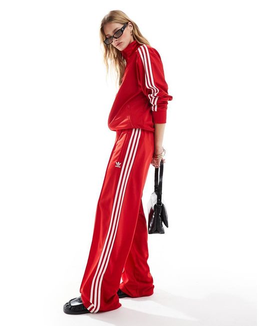 red track pants womens