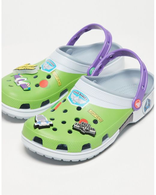 CROCSTM Green Toy Story Buzz Classic Clogs
