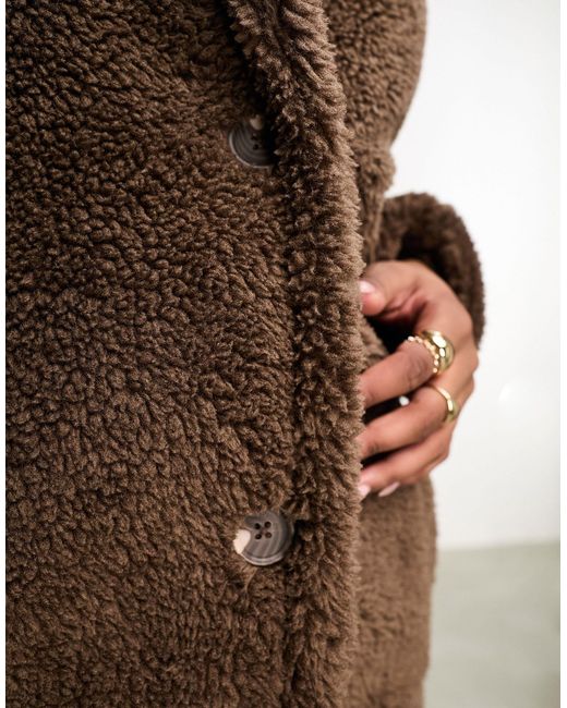 Bear - cappotto oversize di Threadbare in Natural