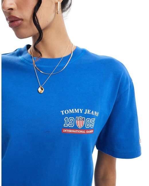 Tommy Hilfiger Blue International Games Unisex T-shirt