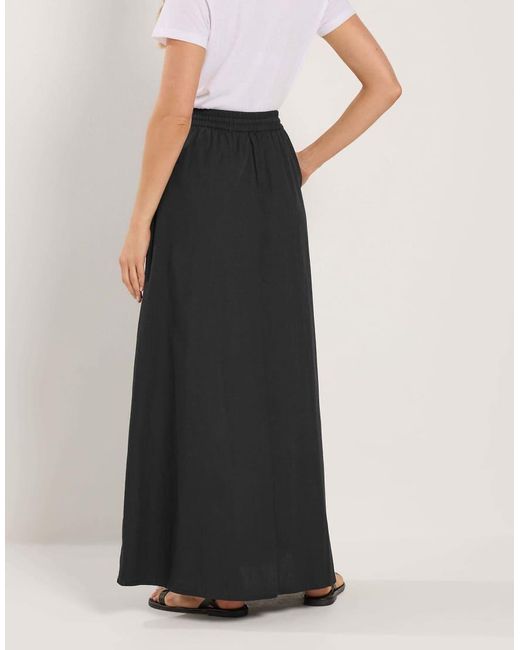Long Tall Sally White Pull On Maxi Skirt
