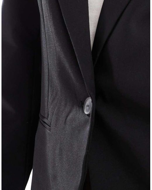 ASOS Black Tall Tailored Relaxed Blazer