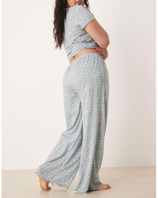 Asos design curve - mix & match - pantalon ASOS en coloris Gray