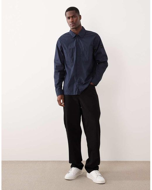 Boss Blue Hugo Boss Longsleeve Button Up Shirt for men