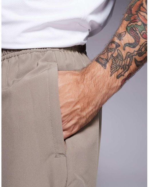 4505 Natural Icon 7 Inch Quick Dry Training Shorts With Zip Pockets for men
