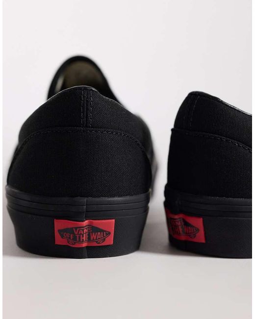 Vans Black Slip-On Trainers for men