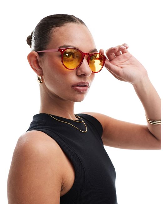 A.J. Morgan Red – grad school – runde sonnenbrille