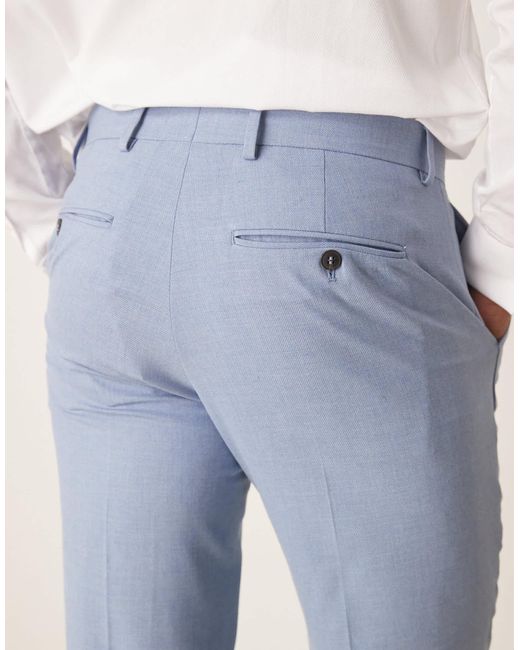 SELECTED Blue Liam Regular Fit Trouser for men