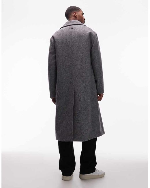 AllSaints Blue Tailored Ezra Coat for men