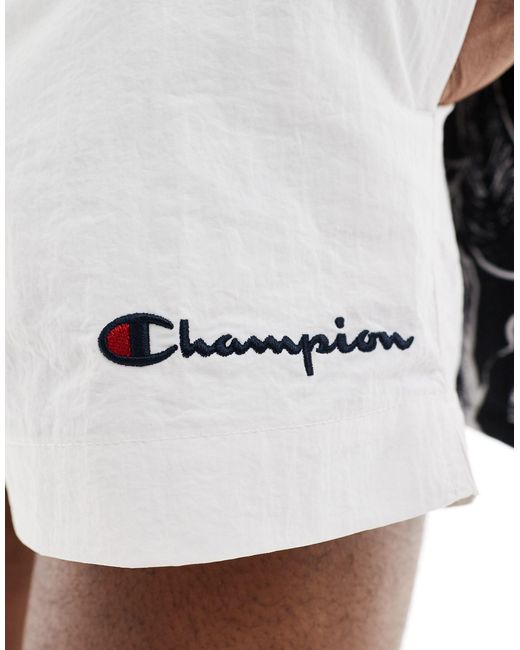 Champion – badeshorts in White für Herren