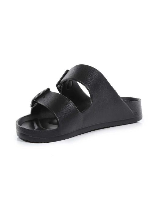 Regatta Black Lightweight Brooklyn Double Strap Sandals