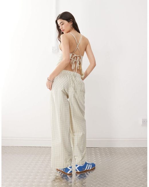 Collusion White Balloon Pants