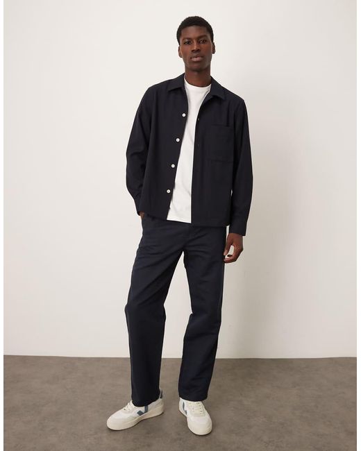 Mango Blue Overshirt for men