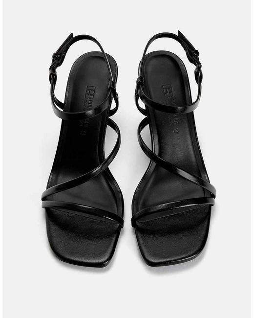 Pull&Bear Sandalen Met Hak En Bandjes in het White
