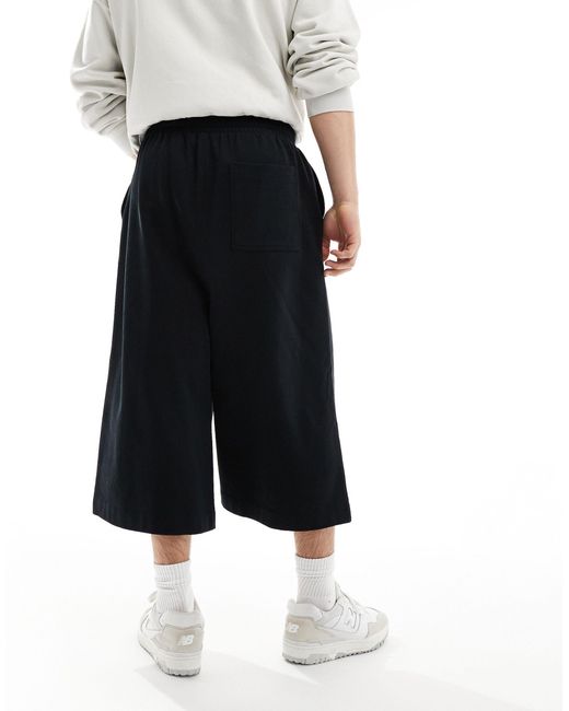 ASOS Black Super Long Length Shorts for men