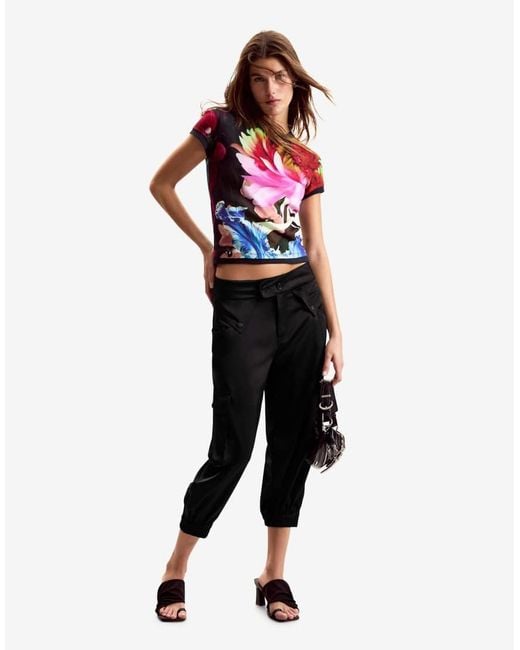 Desigual Red T-Shirt Designed By Mr. Christian Lacroix