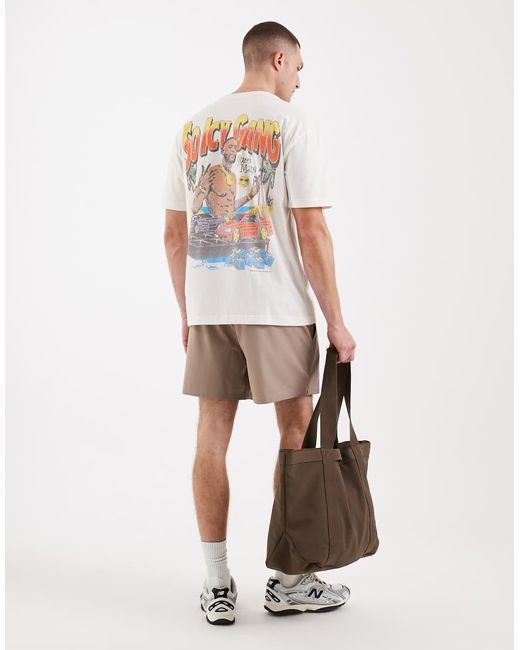 Hollister White Music License Graphic T-shirt for men