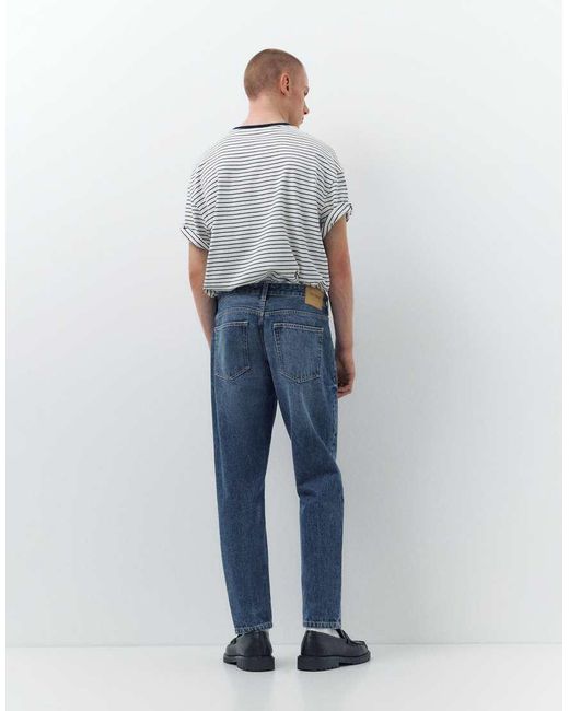 Pull&Bear Blue Standard Jeans for men