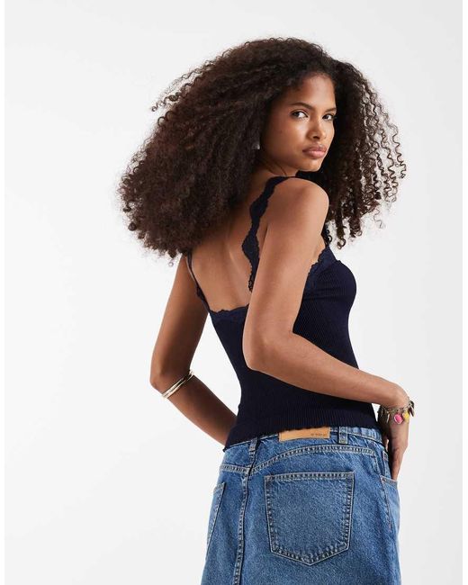 Free People Black Intimately Fp Spring Fever Cami Top