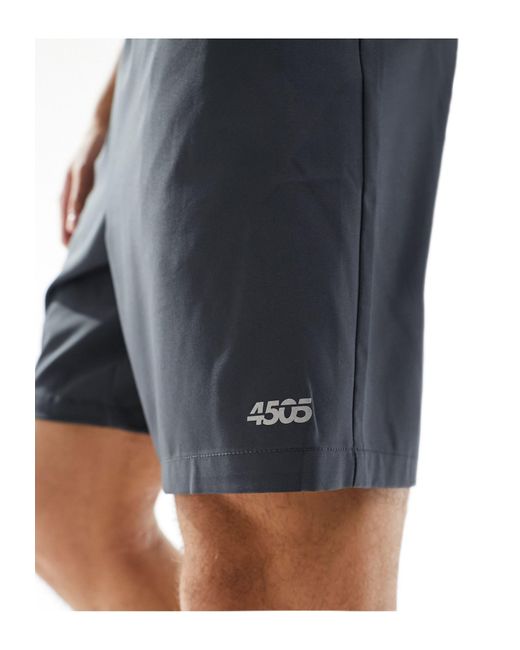 ASOS 4505 Blue Icon 7 Inch Training Shorts With Quick Dry 2 Pack for men