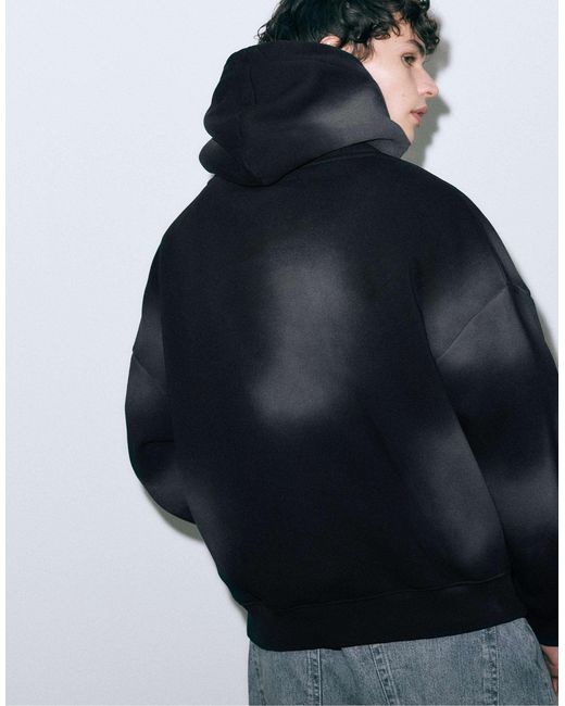 Stwd 91 - sweat à capuche Pull&Bear pour homme en coloris Black