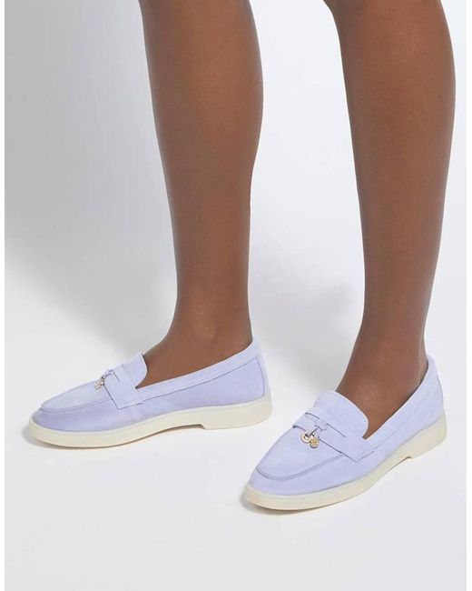 Dune Blue Grinning Loafers