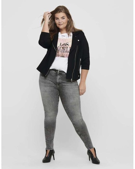 ONLY Gray Skinny Fit Jeans