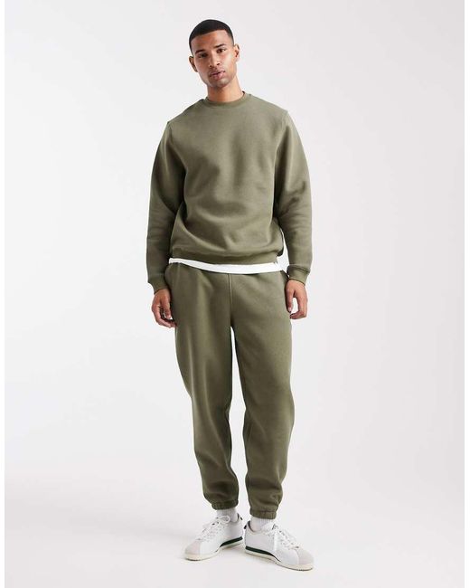 ASOS Green Essentials Sweatshirt for men