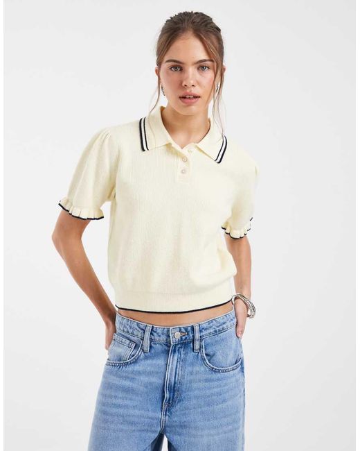 Levi's Natural Super Soft Short Sleeve Polo Top