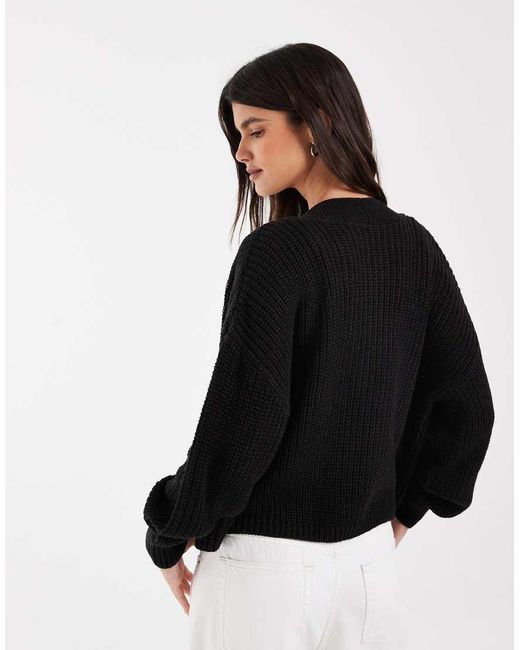 ONLY Black Knitted Cardigan