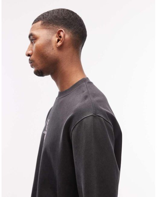 AllSaints Black Knox Sweatshirt for men