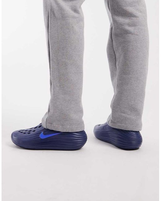 Nike Blue Reactx Sliders for men