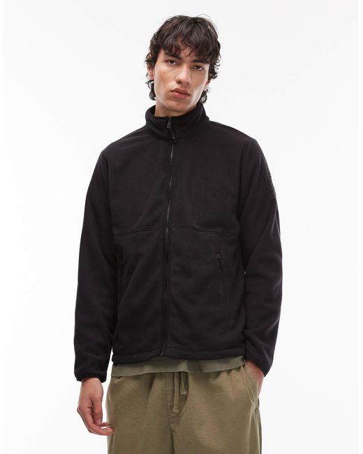 Timberland – jacke aus polarfleece in Black für Herren