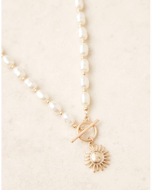Collier ras ASOS en coloris Brown