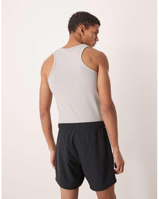 Abercrombie & Fitch Natural Ypb Work Gym Graphic Shorts for men