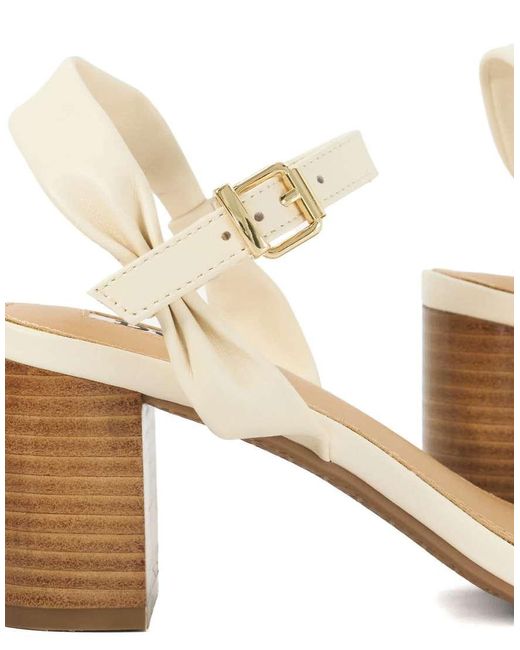 Dune Natural Jaliz Healed Sandals