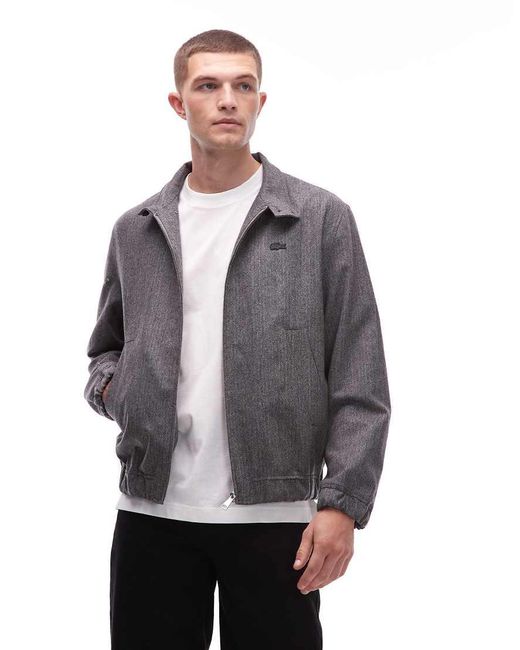 Lacoste Gray Harrington Jacket for men