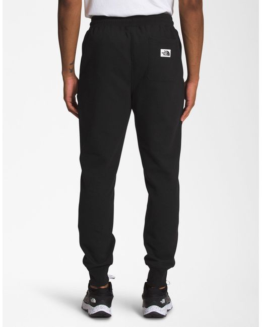 The North Face Black Heritage Patch Sweatpants for men