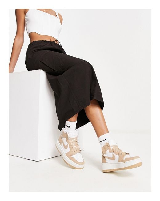Air jordan 1 cheap mid trainers in white