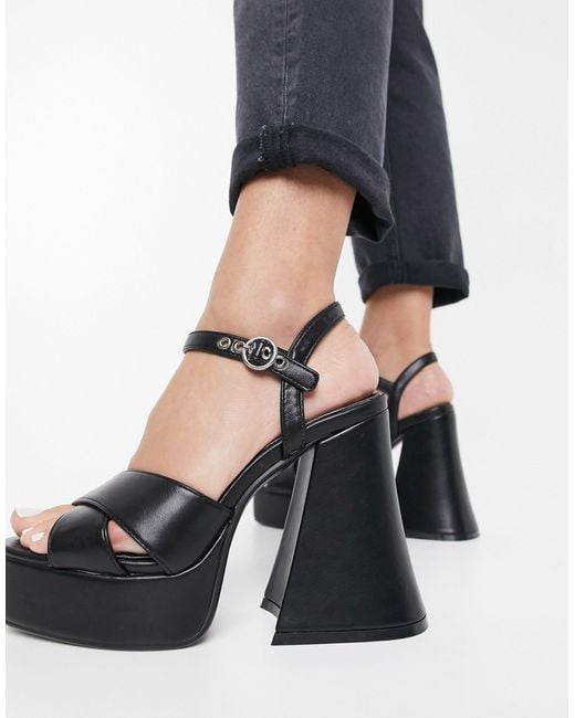 lamoda flared heel