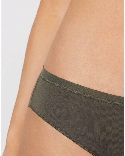 Tezenis Gray Cotton Knickers