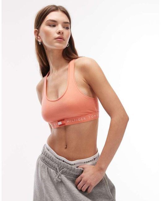 Tommy Hilfiger Orange Heritage Bralette